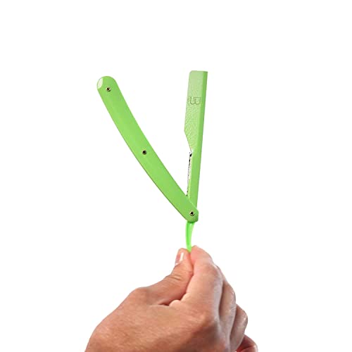 Level 3 Straight Razor Holder - Excellent Grip and Control - Precision Shaving Control - Level Three Straight Razor Holder (Green)
