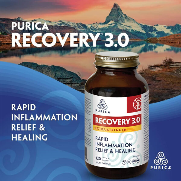 PURICA Recovery 3.0 Extra Strength - 120 Capsules for Enhanced Healing & Inflammation Support, Magnesium-Rich Formula, Ashwagandha Infused, Vitamin C Enhanced - Image 5