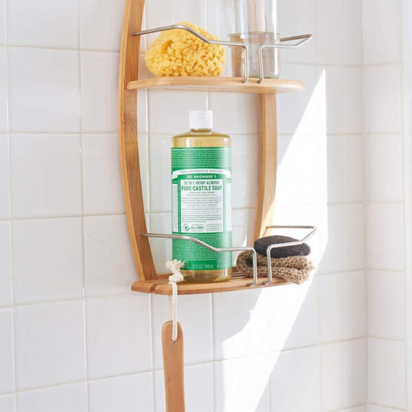 Dr. Bronner’s - Pure-Castile Liquid Soap (Almond, 946 mL) - Made with Organic Oils, 18-in-1 Uses: Face, Body, Hair, Laundry, Pets and Dishes, Concentrated, Vegan, Non-GMO - Image 4