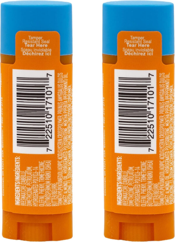 O'Keeffe's Cooling Relief Lip Repair Lip Balm for Dry Cracked Lips, Instant Cooling Relief, Seven Moisturizing Ingredients, Sticks, (Pack of 2), K1710402 - Image 7