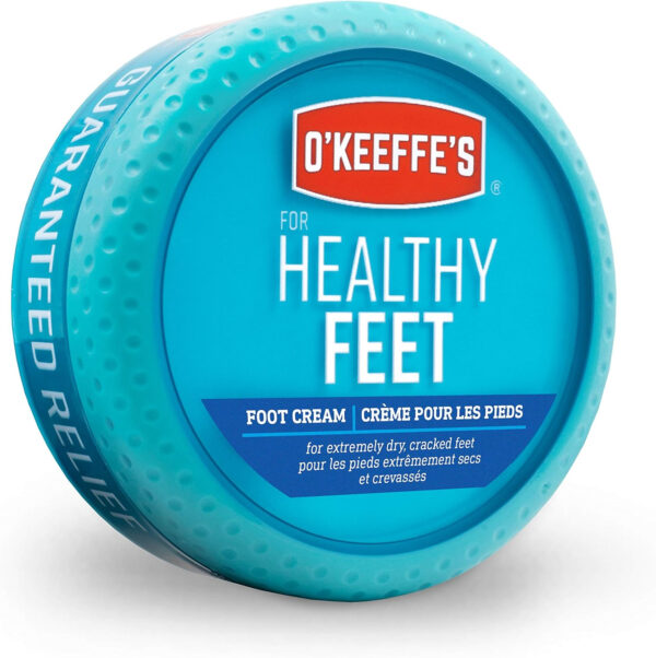 O'Keeffe's Healthy Feet Foot Cream Relieves and Repairs Extremely Dry Cracked Feet Instantly Boosts Moisture 3.2 oz / 90.7 g Jar (Pack of 1) K1320013 - Image 9