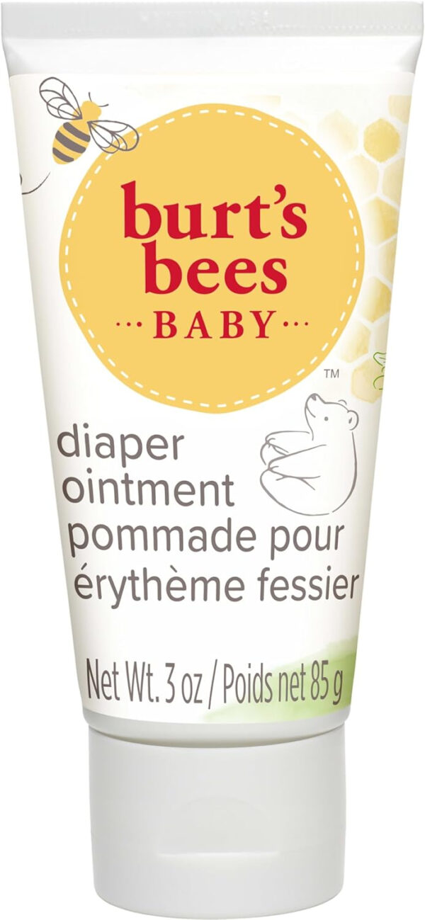 Burt's Bees Baby Diaper Rash Ointment Maximum Strength, 40% Zinc Oxide, 100% Natural Origin, Pediatrician Tested, 85g