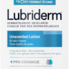 Lubriderm Unscented Lotion, Shea Butter and Glycerin, Dry Skin, Hand, Face Moisturizer, Fragrance Free, 710mL