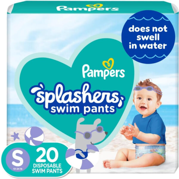 Pampers Splashers Swim Diapers Size S 20 Count