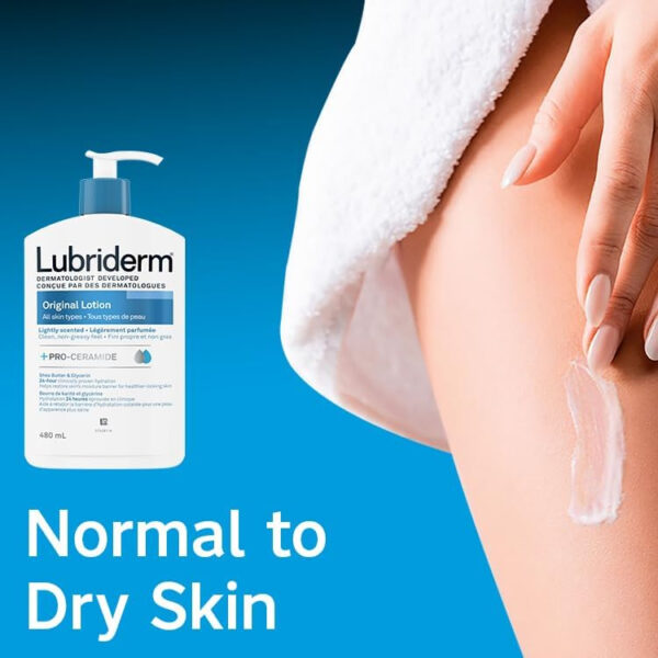 Lubriderm Original Moisture Body Lotion, 480ml - Image 4