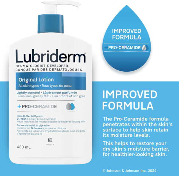 Lubriderm Original Moisture Body Lotion, 480ml - Image 6