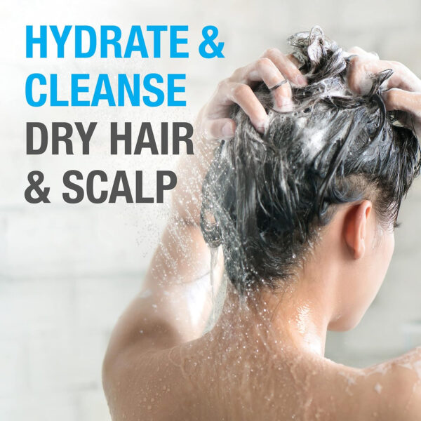 Neutrogena Moisturizing Healthy Scalp Hydro Boost Shampoo for Dry Hair and Scalp, with Hydrating Hyaluronic Acid, pH-Balanced, Paraben & Phthalate-Free, Color-Safe, 354 ml - Image 8