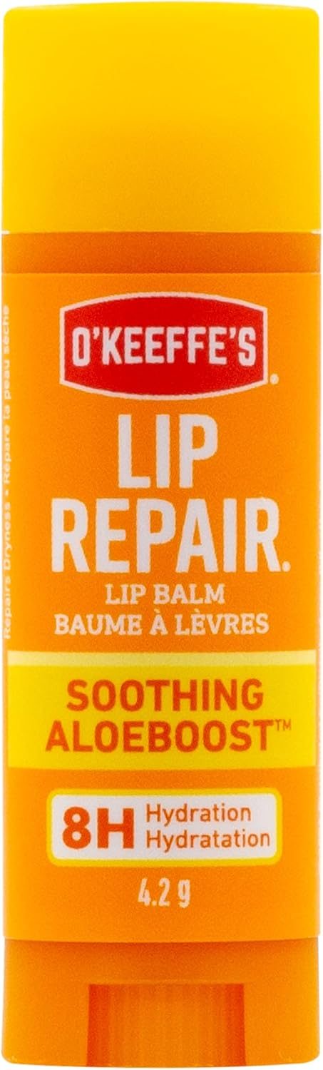 O'Keeffe's Lip Repair 8 Hour Hydration, Soothing Aloeboost, Citrus Infused, Lip Balm for Dry Cracked Lips, Stick, 0.15 oz / 4.2 g, (Pack of 1), K1900002 - Image 4