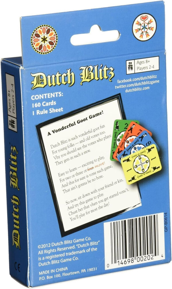 Dutch Blitz Expansion Pack Card Game, Blue - Image 3