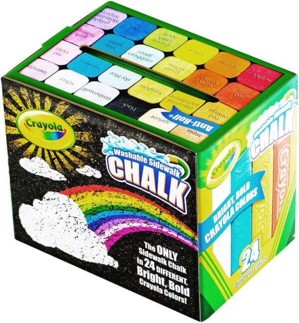 Crayola 24 Count Sidewalk Chalk (51-2024-E-000) - Image 4
