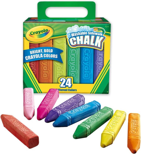 Crayola 24 Count Sidewalk Chalk (51-2024-E-000) - Image 6