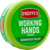 O'Keeffe's Working Hands Hand Cream, 3.4 Ounce Jar, Orange/Green