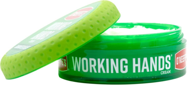 O'Keeffe's Working Hands Hand Cream, 3.4 Ounce Jar, Orange/Green - Image 9