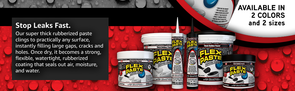 Flex Paste Rubberized watertight flexible stop leaks