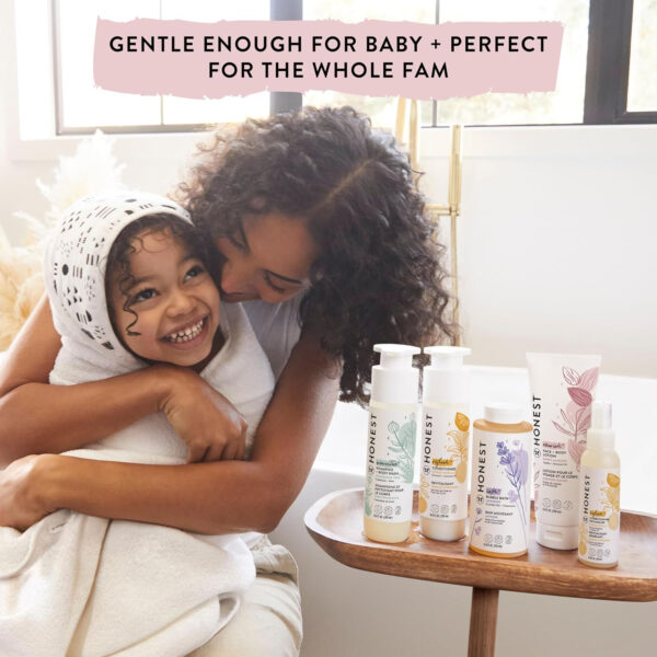 The Honest Company 2-in-1 Cleansing Shampoo + Body Wash | Gentle for Baby | Naturally Derived, Tear-free, Hypoallergenic | Citrus Vanilla Refresh, 18 fl oz - Image 5