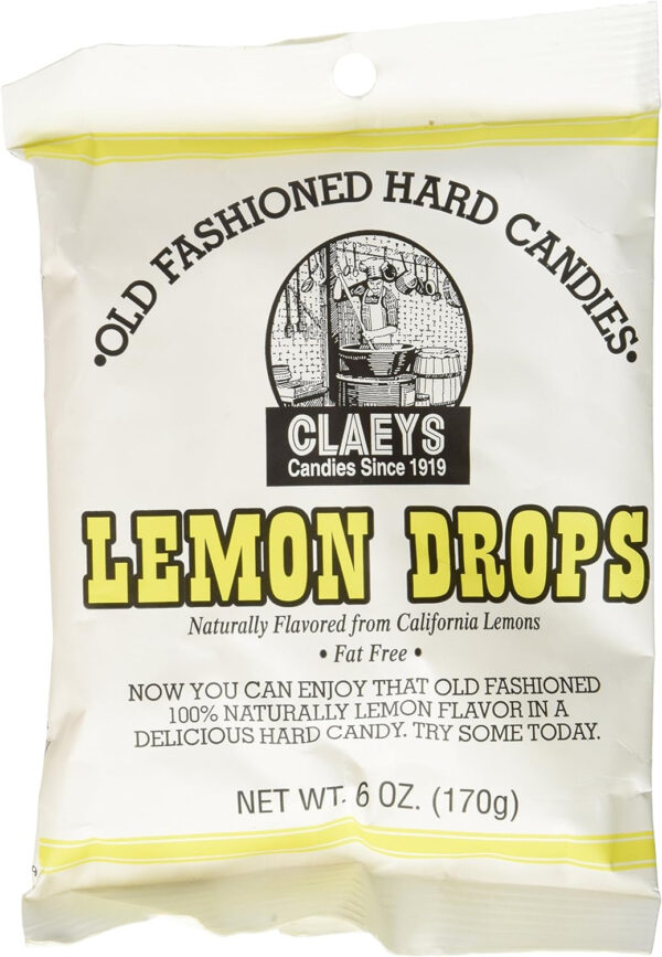 Claey's Lemon Drops, 6-ounce Packages (Pack of 3) by Claeys