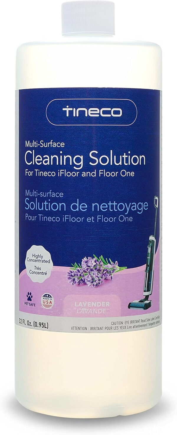 Tineco Multi-Surface Cleaning Solution 32Fl oz (0.95L) for Floor Cleaners, Lavender (9FWWS100600)