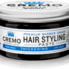 Cremo Barber Grade Hair Styling Thickening Paste, High Hold, Low Shine, 4 Ounce