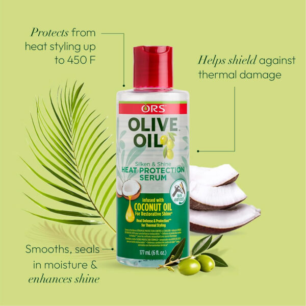 Organic R/S Root Stimulator Olive Oil Heat Protection Serum, 6 Ounce - Image 5