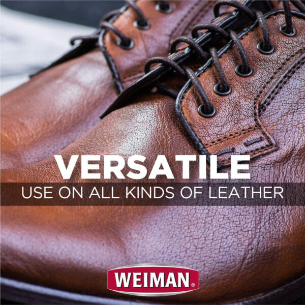Weiman Leather Cleaner and Conditioner UV Protection Help Prevent Cracking or Fading For Leather Couch Car Seat Shoe Purse - 12 Ounces - Image 6
