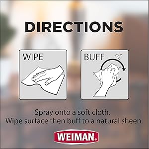 Directions Wipe and Buff