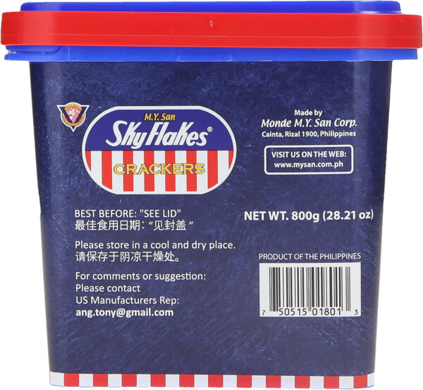M. Y. San Skyflakes Cracker 800g, 32 Individually Wrapped - Image 5