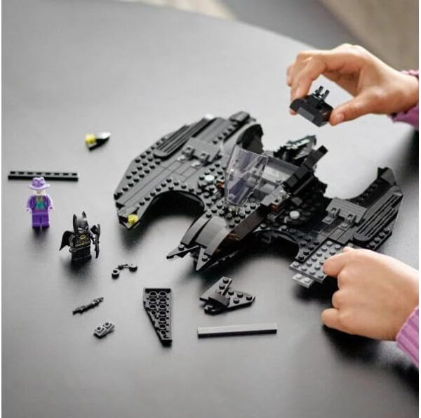 LEGO DC Batwing: Batman vs. The Joker 76265 DC Super Hero Playset, Features 2 Minifigures and a Batwing Toy Based on DC’s Iconic 1989 Batman Movie, DC Birthday Gift for 8 Year Olds - Image 3