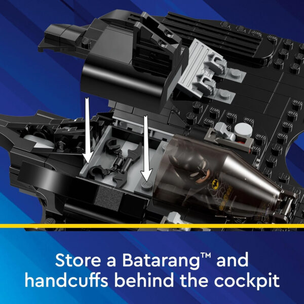 LEGO DC Batwing: Batman vs. The Joker 76265 DC Super Hero Playset, Features 2 Minifigures and a Batwing Toy Based on DC’s Iconic 1989 Batman Movie, DC Birthday Gift for 8 Year Olds - Image 6