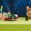LEGO Star Wars Boba Fett's Starship Microfighter 75344, Building Toy Vehicle with Adjustable Wings and Flick Shooters, The Mandalorian Set for Kids - Image 5