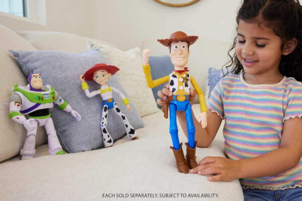 Mattel Disney Pixar Toy Story Buzz Lightyear Large Action Figure, Posable with Authentic Detail, Toy Collectible, 12 inch Scale - Image 3