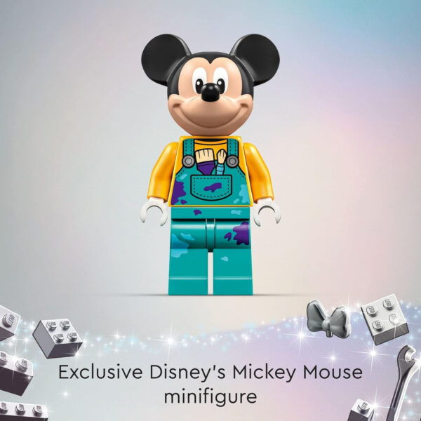 LEGO Disney 100 Years of Disney Animation Icons 43221 Buildable Disney Toy with Mickey Mouse Minifigure, Disney Classic Wall Art, Fun Toys for Kids Ages 6+ - Image 7