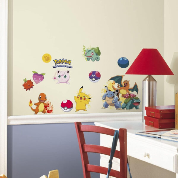 RoomMates RMK2535SCS: Pokemon Iconic Peel And Stick Wall Decals - Image 3