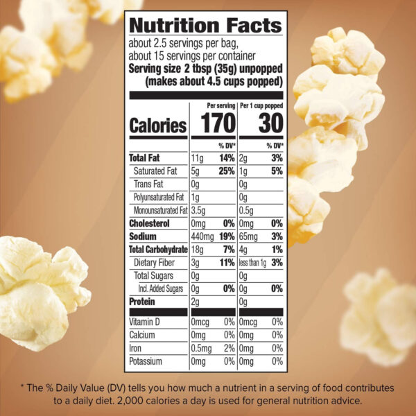 Orville Redenbacher's Natural Simply Salted Microwave Popcorn 6 ct - Image 3