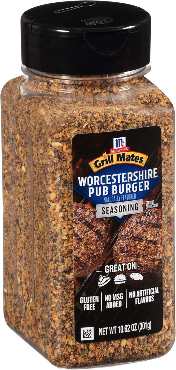 McCormick Grill Mates Worcestershire Pub Burger Seasoning, 10.62 oz