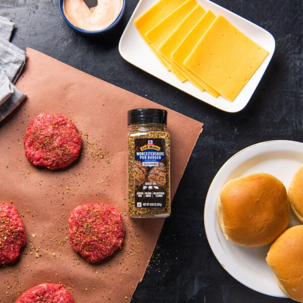 McCormick Grill Mates Worcestershire Pub Burger Seasoning, 10.62 oz - Image 6