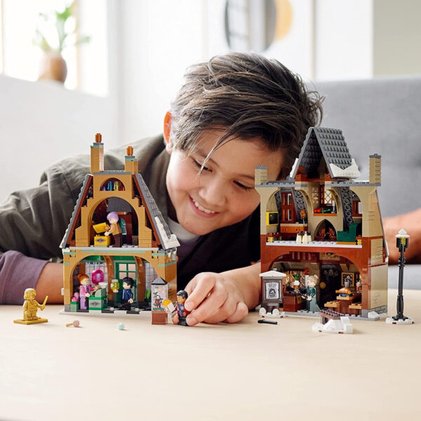 LEGO Harry Potter Hogsmeade Village Visit Building Toy 76388 20th Anniversary Harry Potter Set, Birthday Gift Idea for Kids, Girls, Boys Age 8+ Years Old with Collectible Golden Ron Weasley Minifigure - Image 3
