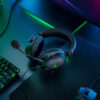 Razer Blackshark V2 Gaming Headset: THX 7.1 Spatial Surround Sound - 50mm Drivers - Detachable Mic - Pc, Ps4, Ps5, Switch - 3.5 Mm Audio Jack and USB Dac - Black - Image 9