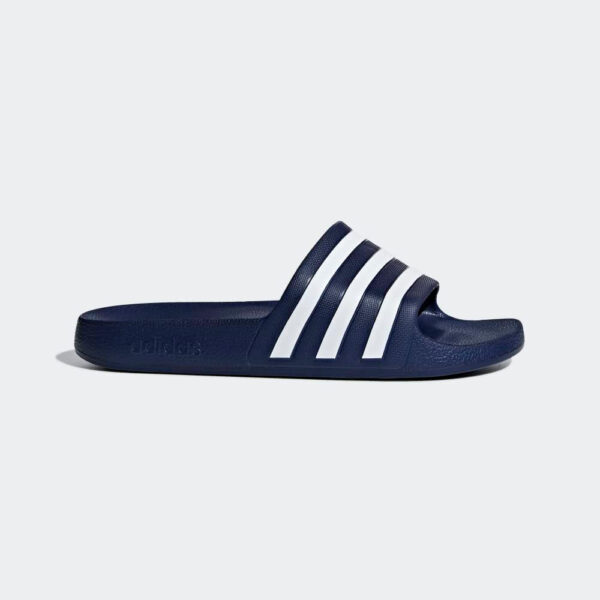 adidas mens Slide Sandal, dark blue/ftwr white/dark blue, 6 US - Image 3