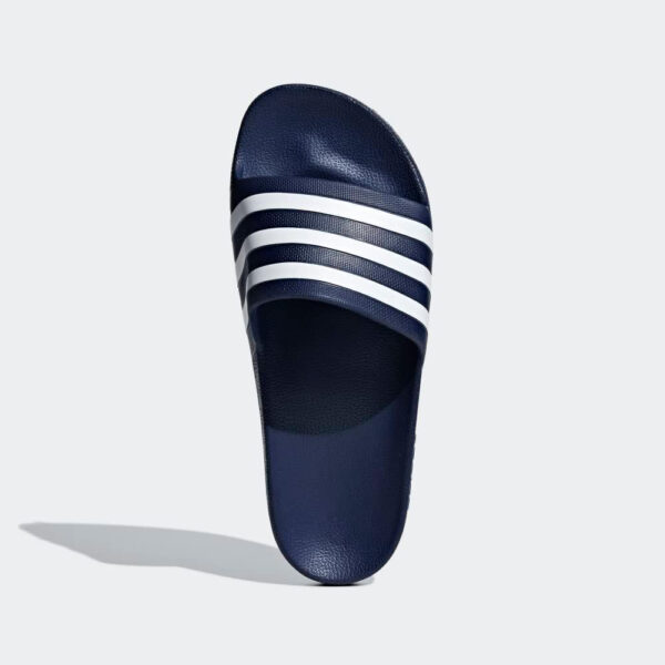 adidas mens Slide Sandal, dark blue/ftwr white/dark blue, 6 US - Image 4