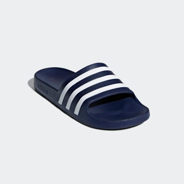 adidas mens Slide Sandal, dark blue/ftwr white/dark blue, 6 US - Image 6