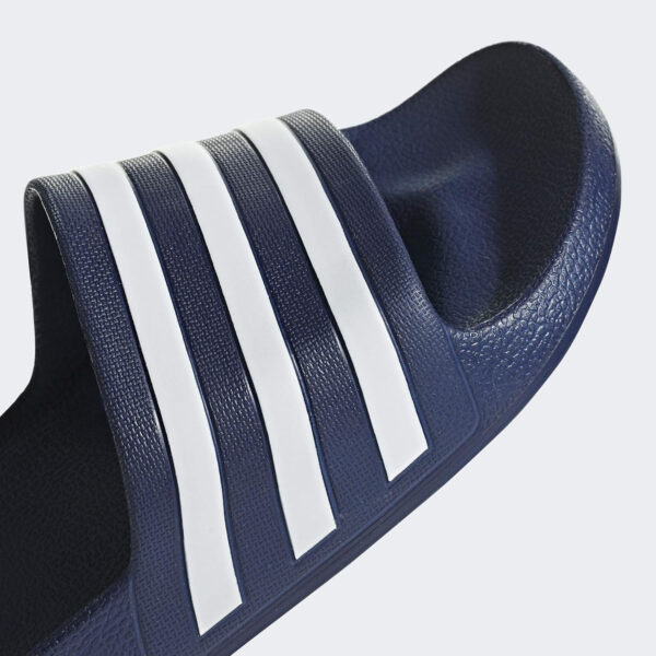 adidas mens Slide Sandal, dark blue/ftwr white/dark blue, 6 US - Image 10