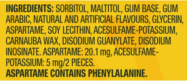 JUICY FRUIT, Fruit Flavoured Chewing Gum, 60 Pieces, 6 Bottles - Image 4