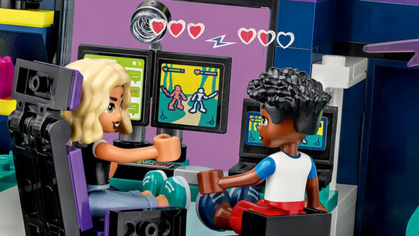 LEGO Friends Nova's Room Gaming Themed Bedroom Playset 41755, Collectible Toy with Zac Mini-Doll and Pickle The Dog, Small Gift Idea for Kids 6 and Up - Image 6