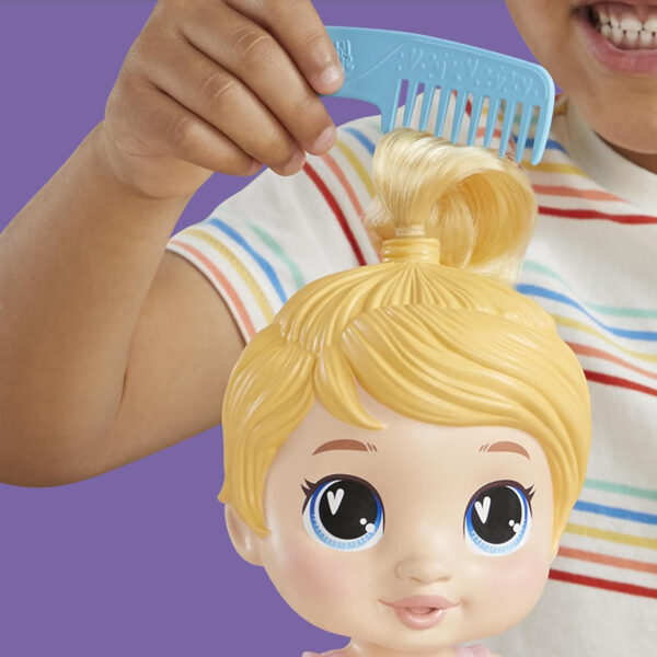 Baby Alive Shampoo Snuggle Harper Hugs Blonde Hair 11 Inch Water Baby Doll Playset, Toys for 3 Year Old Girls & Boys & Up - Image 4