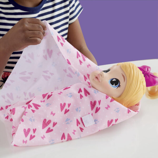 Baby Alive Shampoo Snuggle Harper Hugs Blonde Hair 11 Inch Water Baby Doll Playset, Toys for 3 Year Old Girls & Boys & Up - Image 7