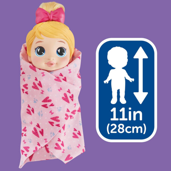 Baby Alive Shampoo Snuggle Harper Hugs Blonde Hair 11 Inch Water Baby Doll Playset, Toys for 3 Year Old Girls & Boys & Up - Image 8