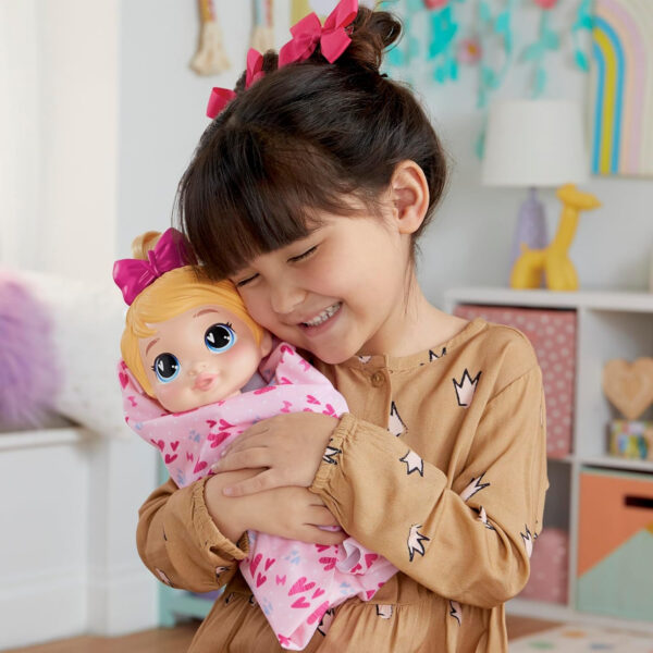 Baby Alive Shampoo Snuggle Harper Hugs Blonde Hair 11 Inch Water Baby Doll Playset, Toys for 3 Year Old Girls & Boys & Up - Image 9