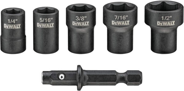 DEWALT Nut Driver Set, Detachable, 5-Piece (DWADND5)