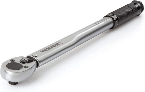 TEKTON 24330 3/8-Inch Drive Click Torque Wrench (10-80 ft.-lb./13.6-108.5 Nm)