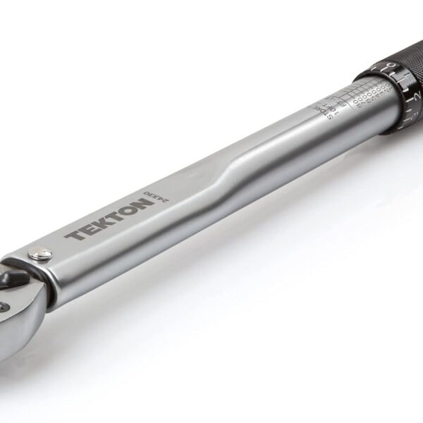 TEKTON 24330 3/8-Inch Drive Click Torque Wrench (10-80 ft.-lb./13.6-108.5 Nm)
